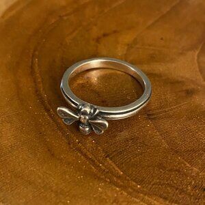 RETIRED James Avery Honey Bee Ring, Size 8, Sterling Silver